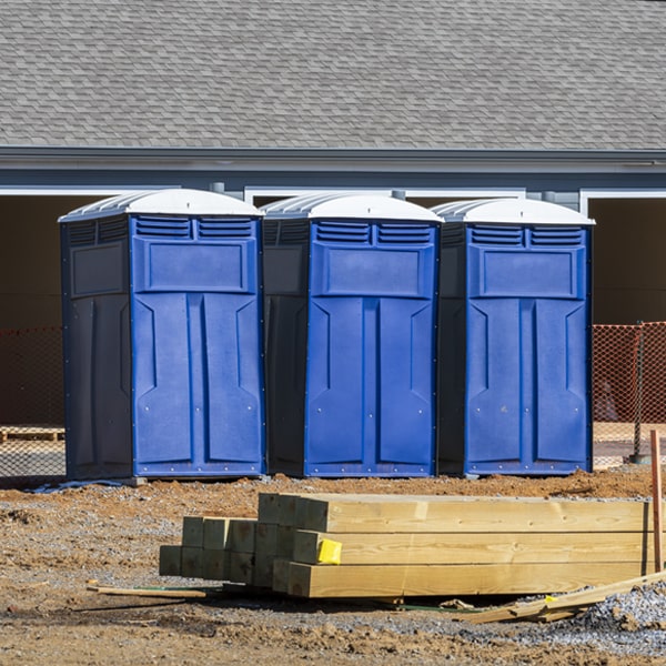 is there a specific order in which to place multiple porta potties in Boothbay